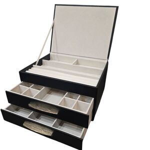 Milont Open Top/2-Drawer Jewelry Organizer